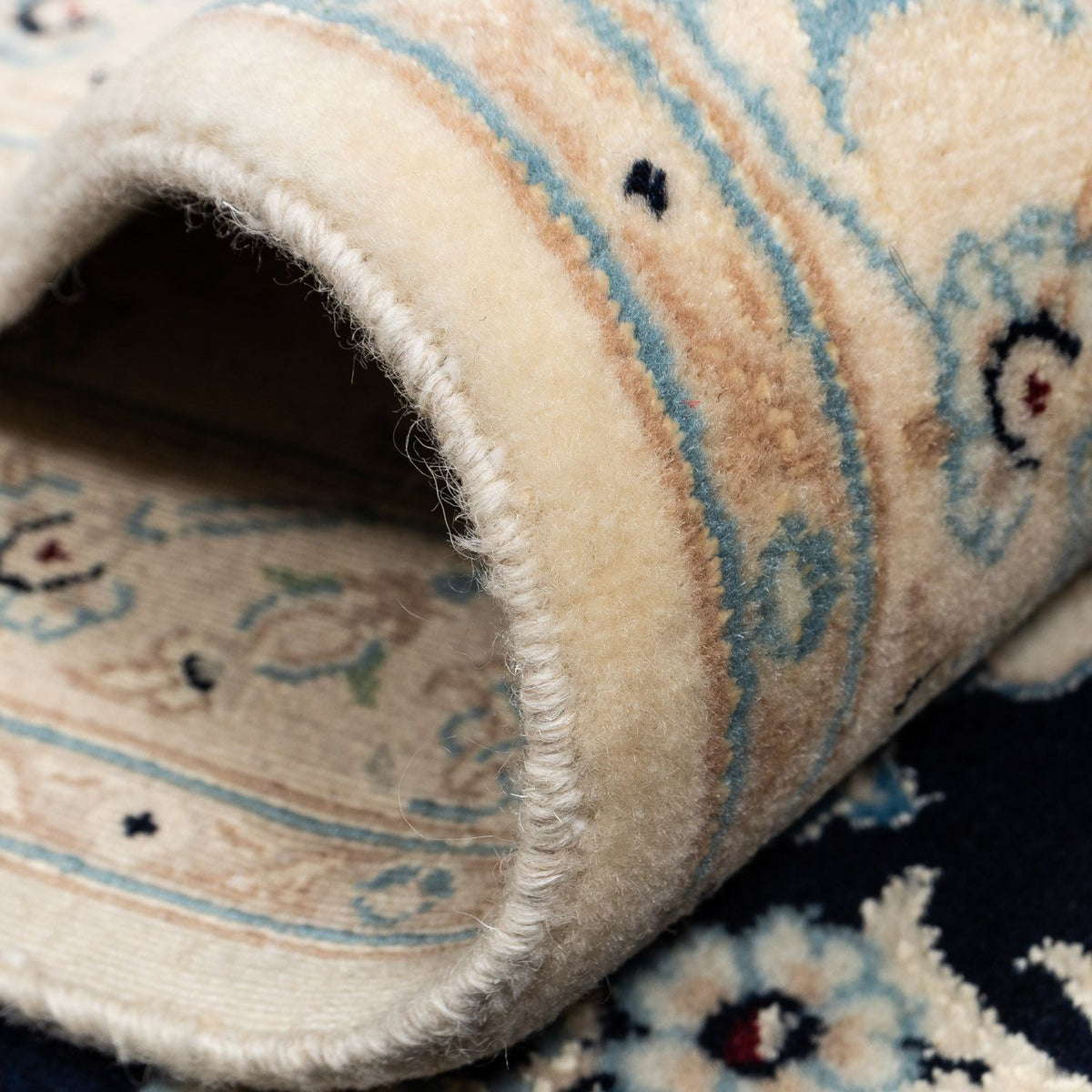 Perzisch tapijt - Nain - Koninklijk - 344 x 250 cm - zwart