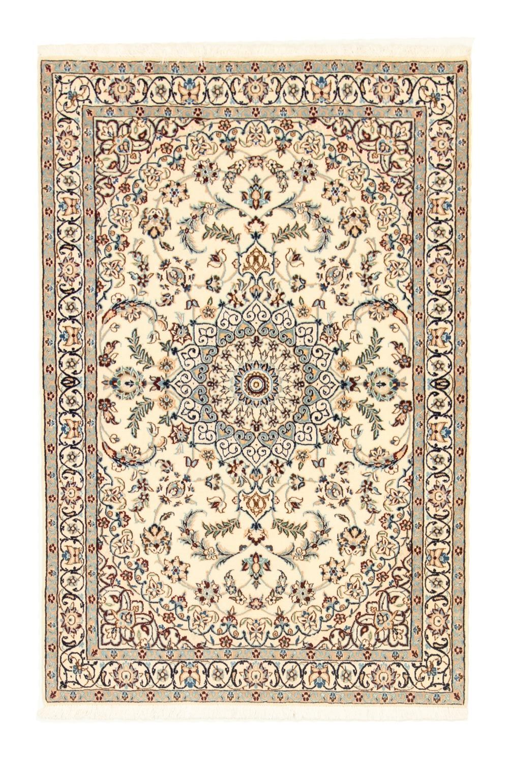 Perzisch tapijt - Nain - Koninklijk - 154 x 102 cm - beige