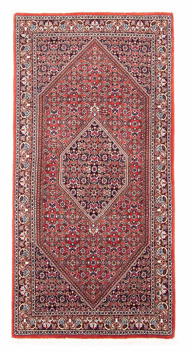 Perzisch tapijt - Bijar - 142 x 70 cm - rood