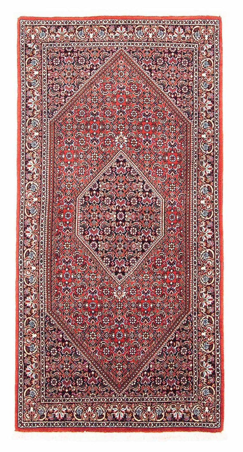 Perzisch tapijt - Bijar - 142 x 70 cm - rood
