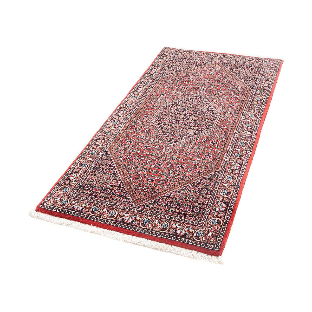 Perzisch tapijt - Bijar - 142 x 70 cm - rood