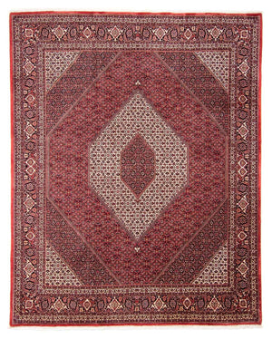 Perzisch tapijt - Bijar - 314 x 253 cm - donkerrood