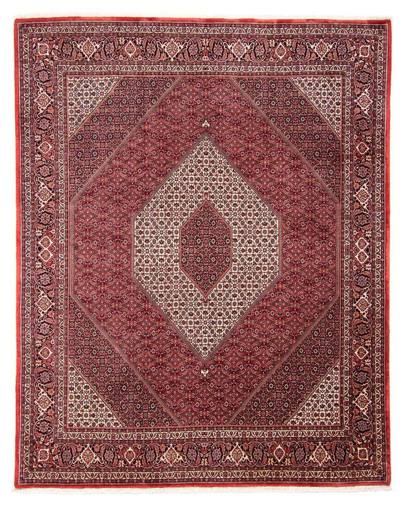 Perzisch tapijt - Bijar - 314 x 253 cm - donkerrood