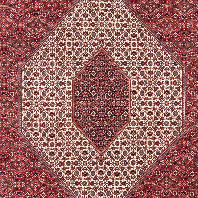 Perzisch tapijt - Bijar - 314 x 253 cm - donkerrood