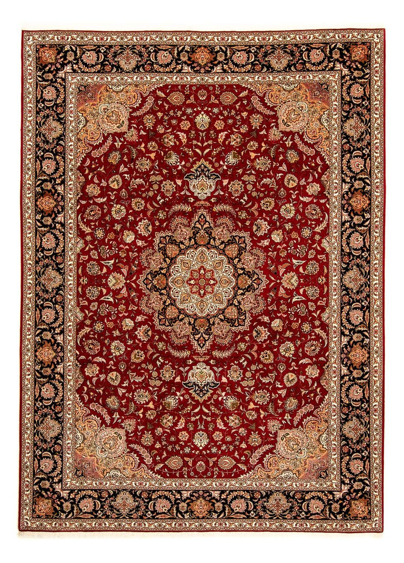 Perzisch tapijt - Tabriz - Royal - 342 x 251 cm - donkerrood
