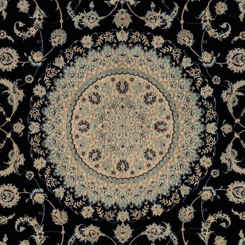 Perzisch tapijt - Nain - Koninklijk - 300 x 247 cm - zwart