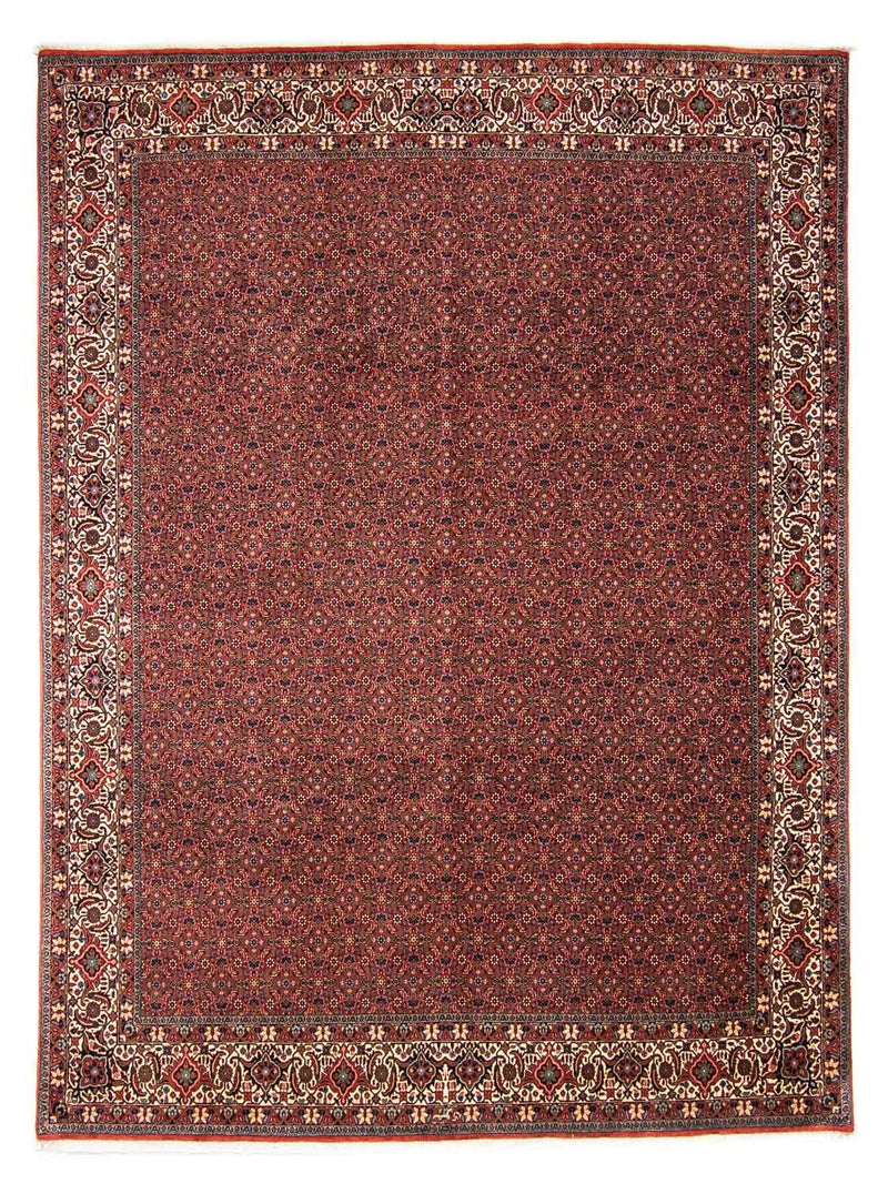 Perzisch tapijt - Bijar - 308 x 254 cm - donkerrood