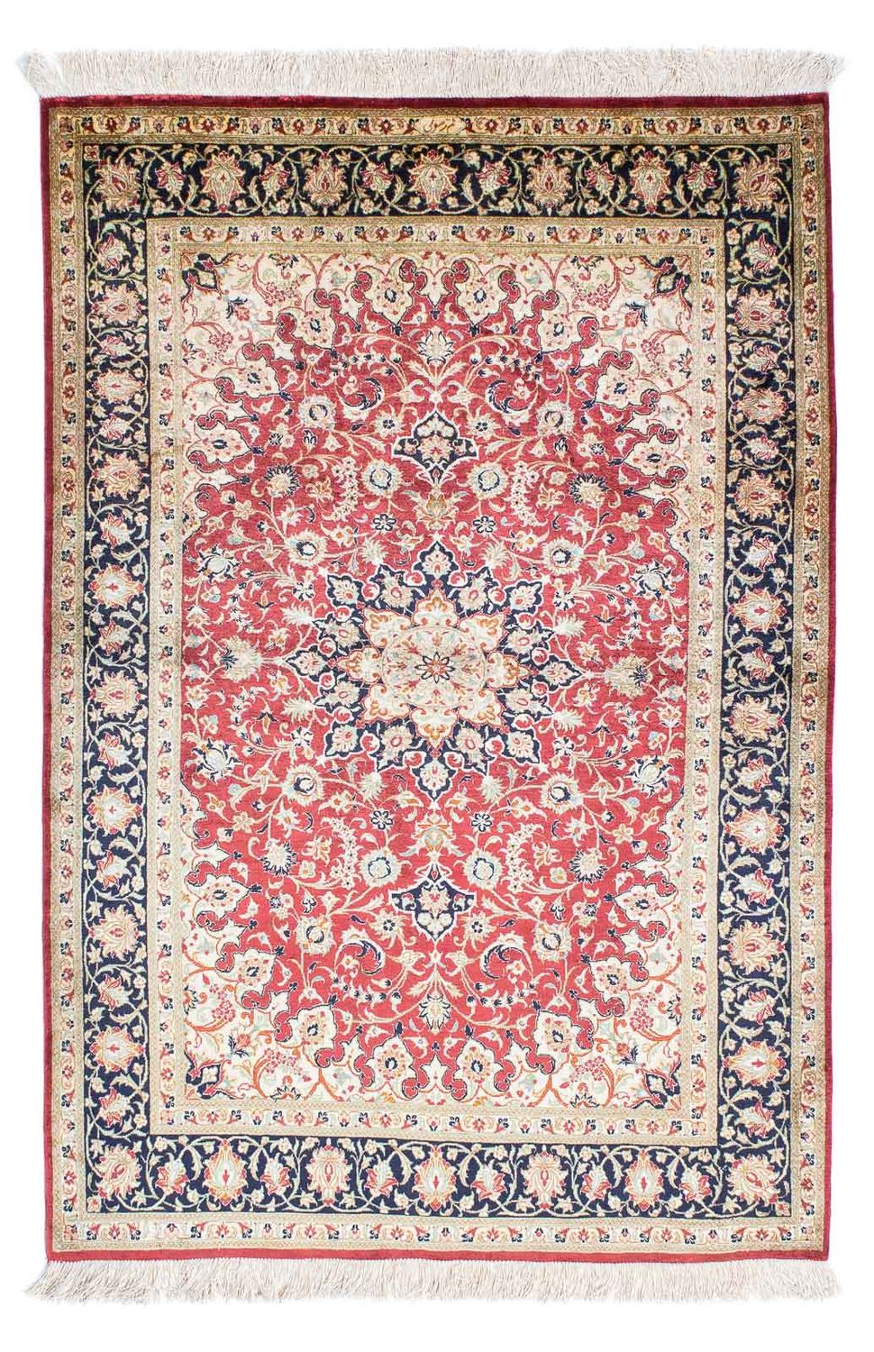 Perzisch tapijt - Ghom - 151 x 100 cm - rood