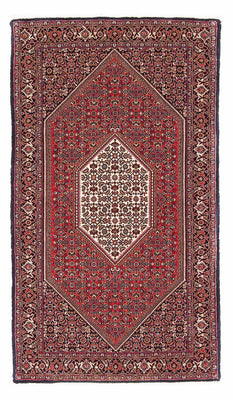 Perzisch tapijt - Bijar - 148 x 81 cm - rood