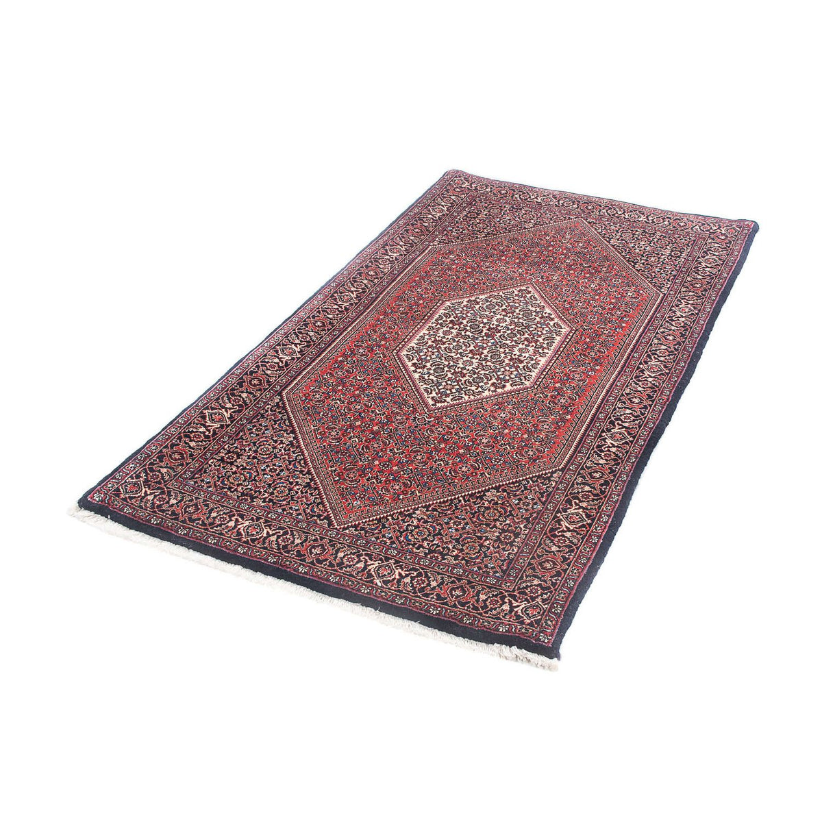 Perzisch tapijt - Bijar - 148 x 81 cm - rood