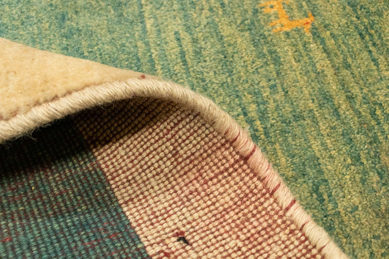 Gabbeh tapijt - Perzisch - 125 x 87 cm - groen