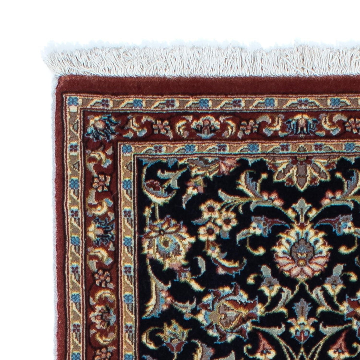 Loper Perzisch tapijt - Ghom - 200 x 52 cm - groen