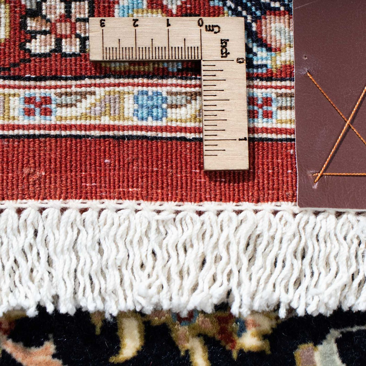 Loper Perzisch tapijt - Ghom - 200 x 52 cm - groen