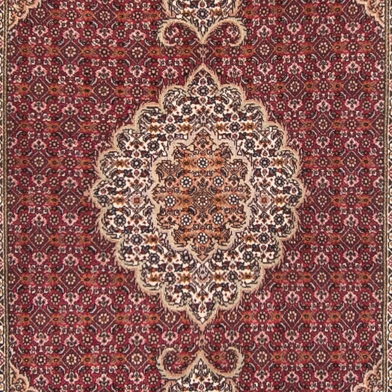 Loper Perzisch tapijt - Tabriz - 351 x 83 cm - donkerrood