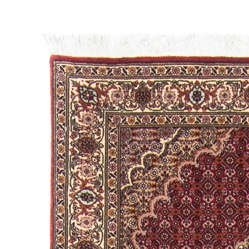 Loper Perzisch tapijt - Tabriz - 351 x 83 cm - donkerrood