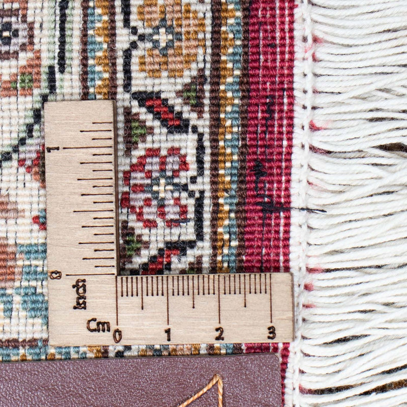 Loper Perzisch tapijt - Tabriz - 351 x 83 cm - donkerrood