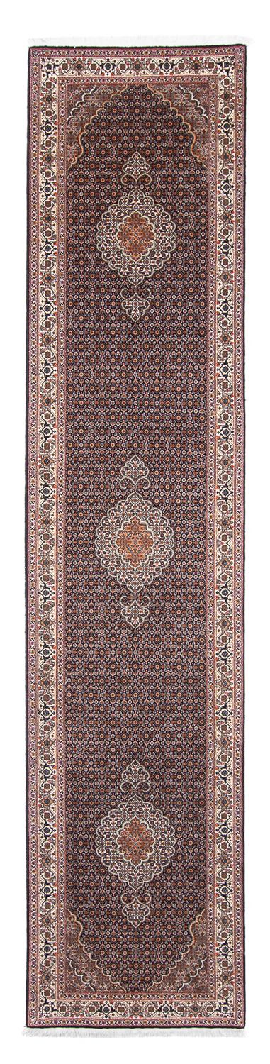 Loper Perzisch tapijt - Tabriz - 397 x 81 cm - veelkleurig