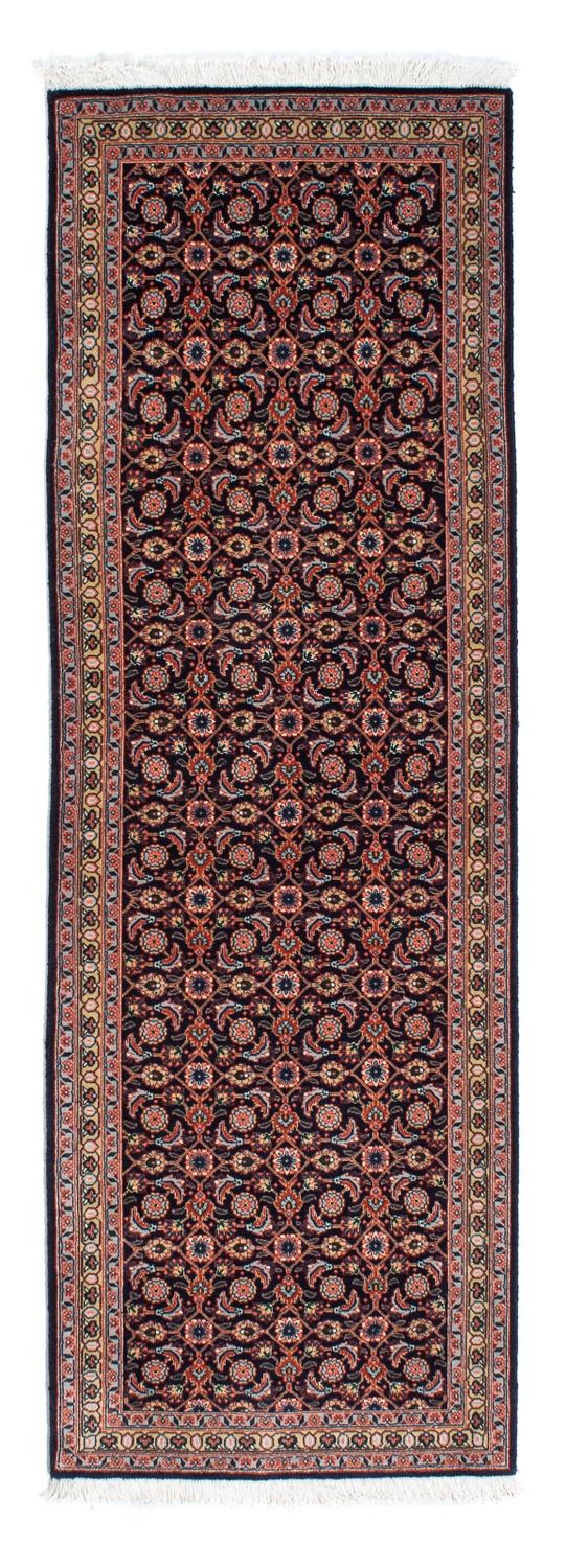 Loper Perzisch tapijt - Tabriz - 210 x 75 cm - donkerblauw