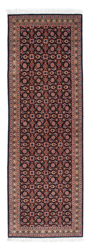 Loper Perzisch tapijt - Tabriz - 210 x 75 cm - donkerblauw