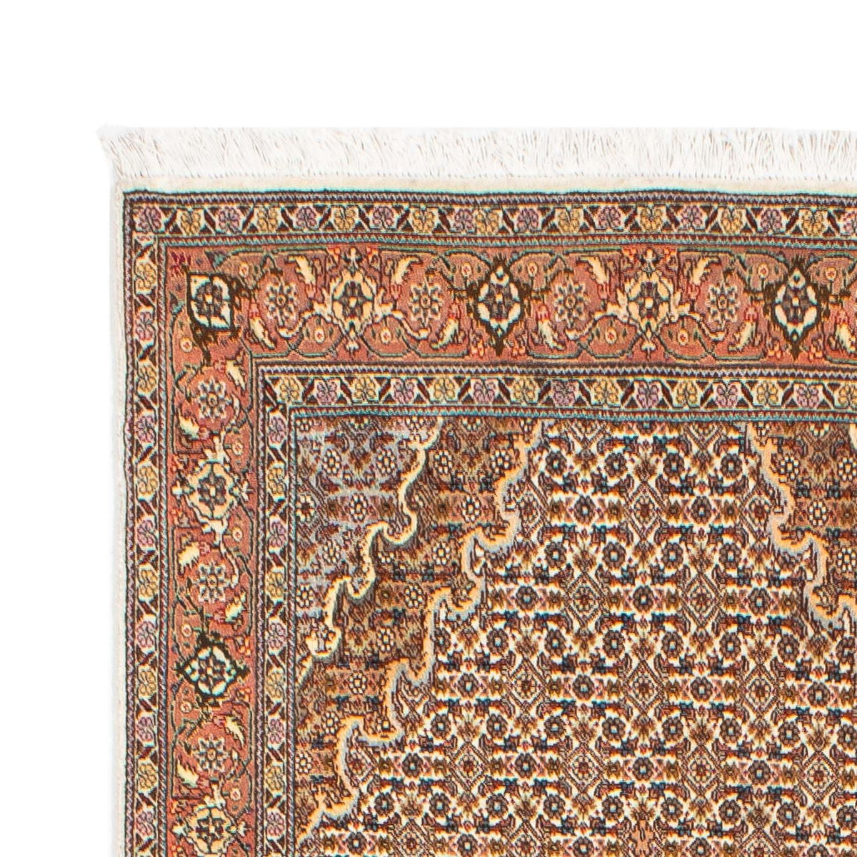 Loper Perzisch tapijt - Tabriz - 302 x 85 cm - lichtbruin