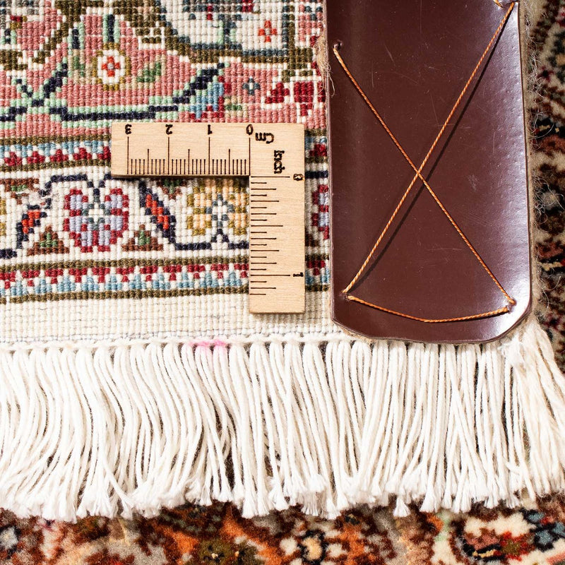 Loper Perzisch tapijt - Tabriz - 302 x 85 cm - lichtbruin