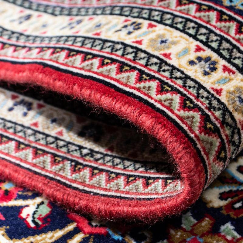 Loper Perzisch tapijt - Ghom - 197 x 70 cm - donkerblauw