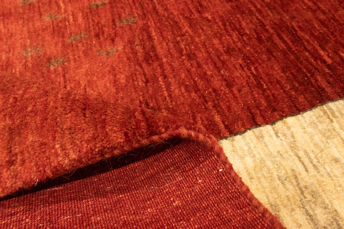 Gabbeh Tapijt - Loribaft Perzisch - 215 x 180 cm - rood