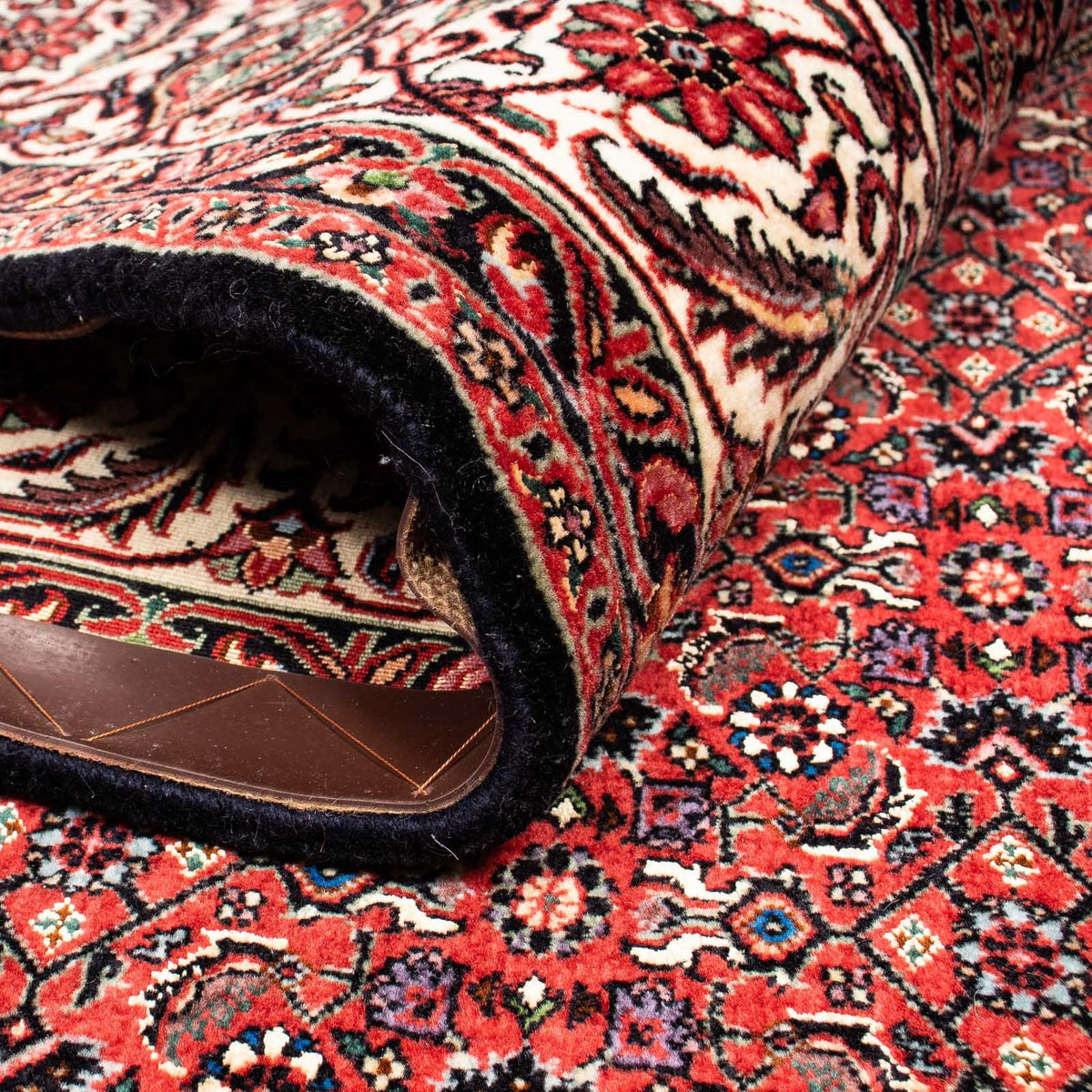 Perzisch tapijt - Bijar - 250 x 200 cm - donkerrood