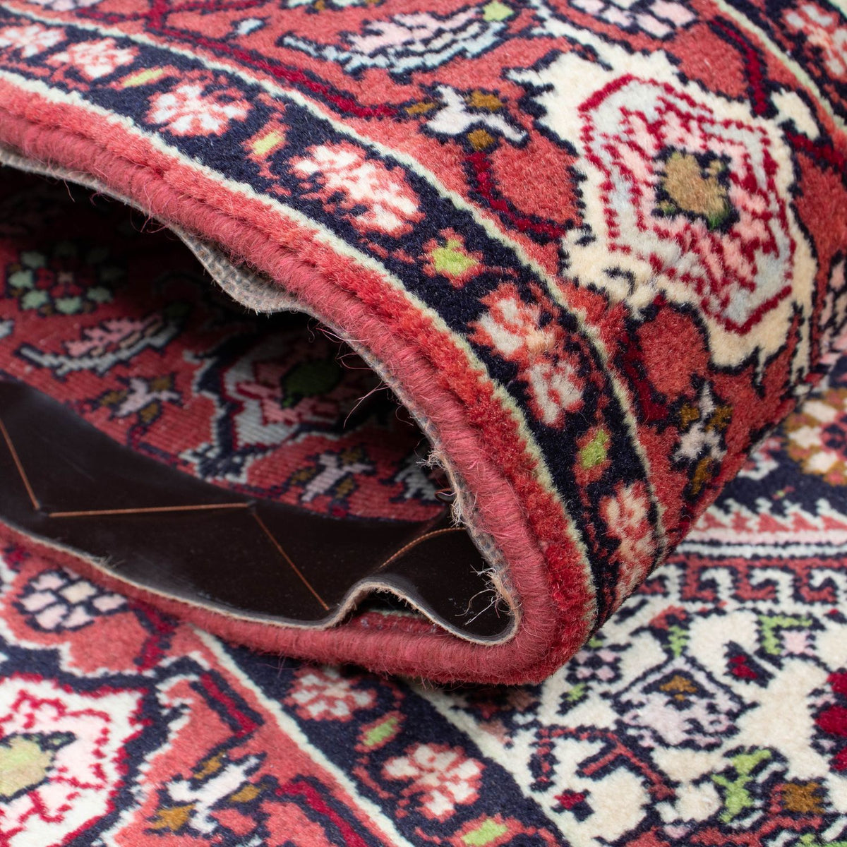 Loper Perzisch tapijt - Bijar - 308 x 81 cm - rood