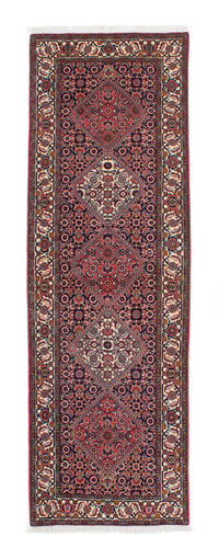 Loper Perzisch tapijt - Bijar - 258 x 83 cm - licht rood