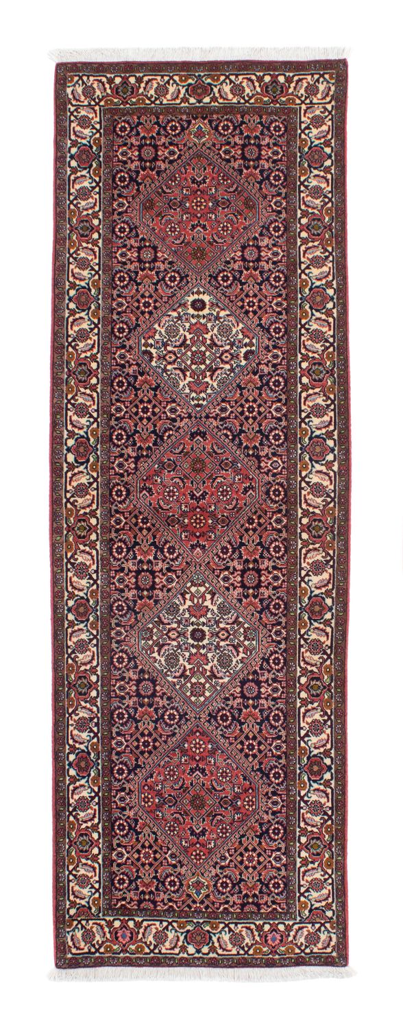 Loper Perzisch tapijt - Bijar - 258 x 83 cm - licht rood