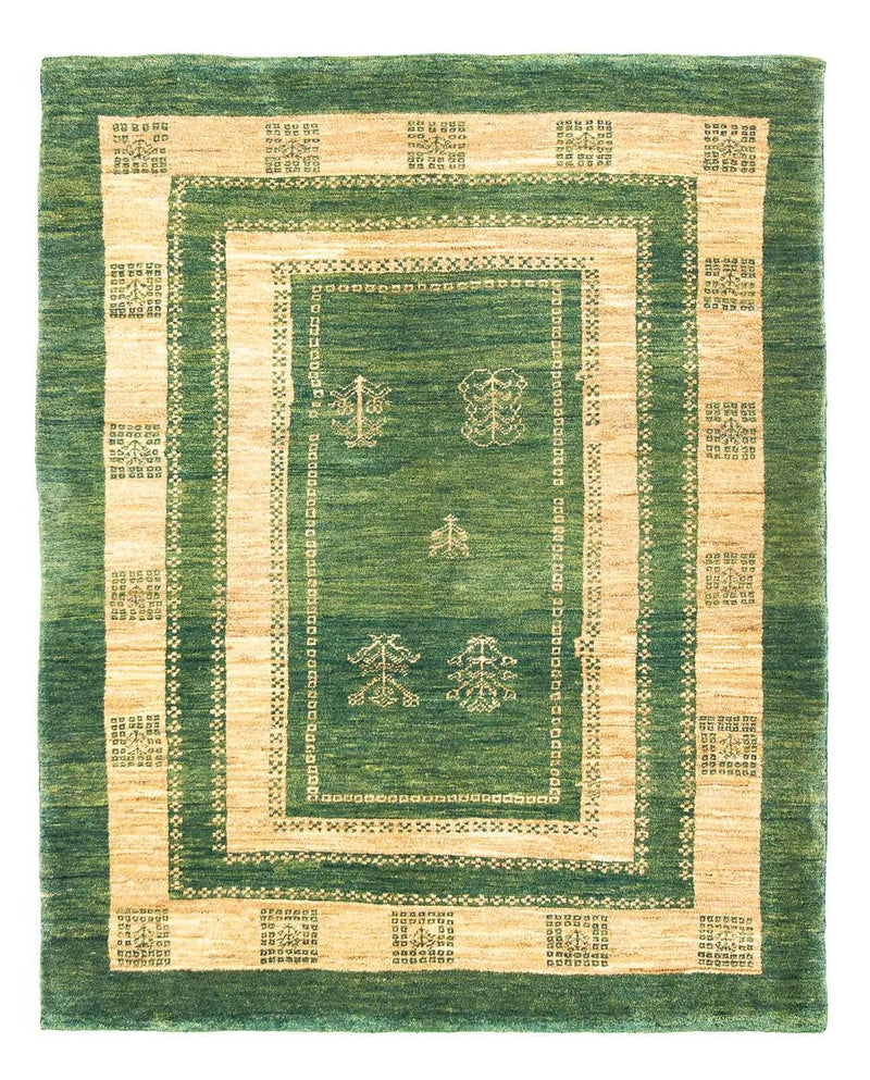Gabbeh tapijt - Perzisch - 188 x 151 cm - groen