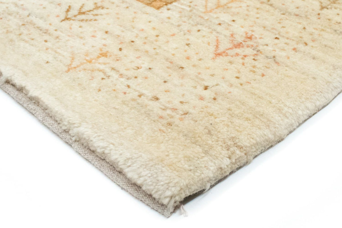 Gabbeh Tapijt - Loribaft Perzisch - 182 x 123 cm - beige
