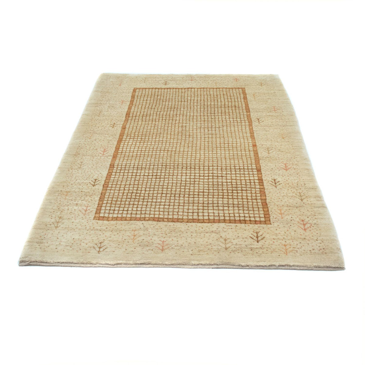 Gabbeh Tapijt - Loribaft Perzisch - 182 x 123 cm - beige