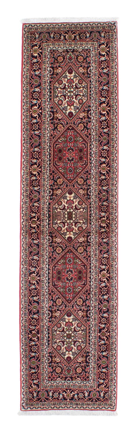 Loper Perzisch tapijt - Bijar - 257 x 82 cm - licht rood