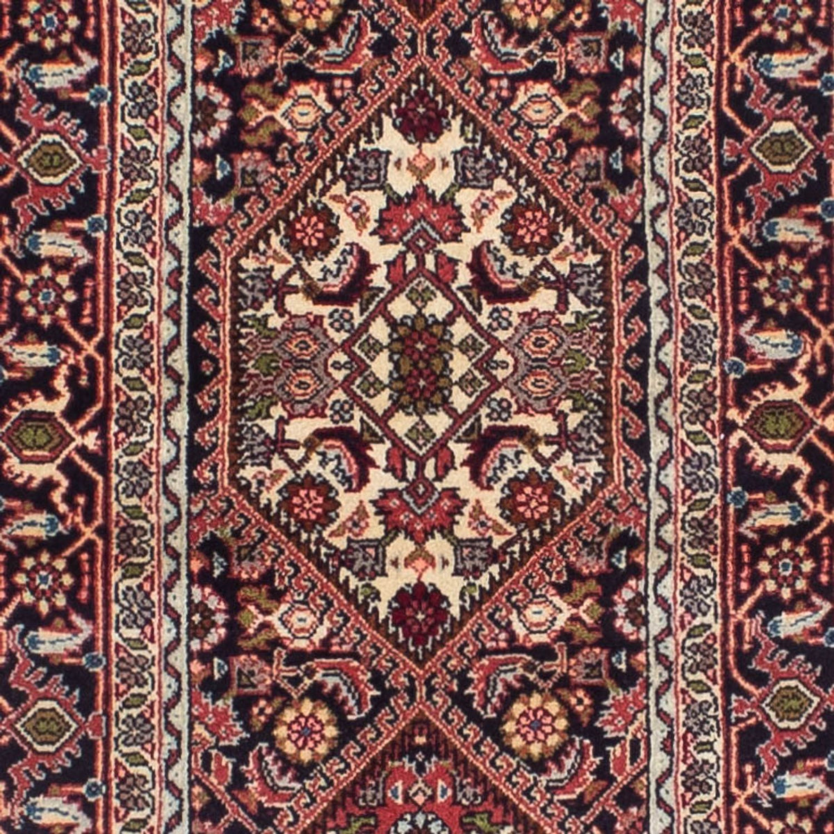 Loper Perzisch tapijt - Bijar - 257 x 82 cm - licht rood