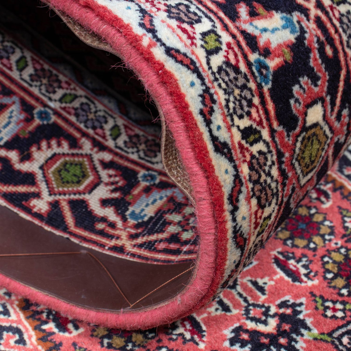 Loper Perzisch tapijt - Bijar - 257 x 82 cm - licht rood