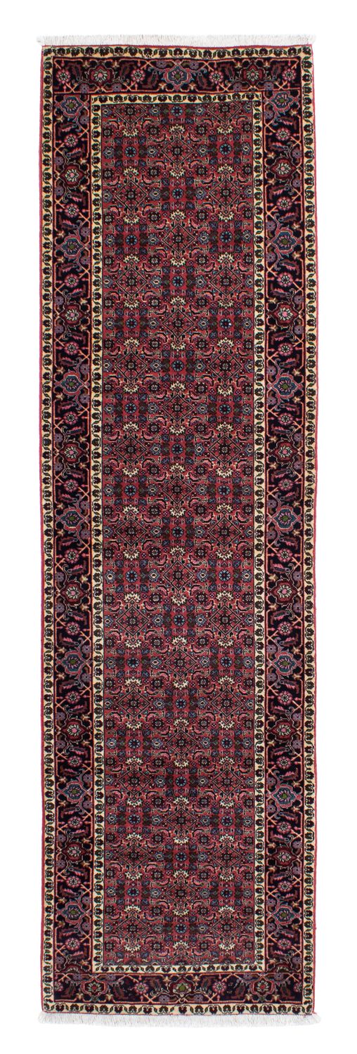Loper Perzisch tapijt - Bijar - 294 x 84 cm - donkerrood