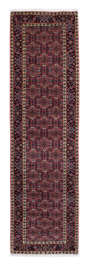 Loper Perzisch tapijt - Bijar - 294 x 84 cm - donkerrood