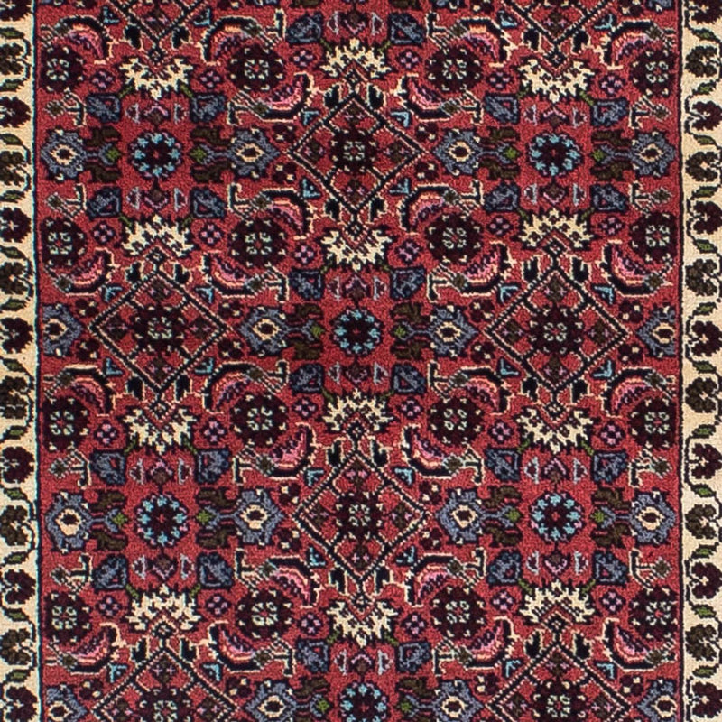 Loper Perzisch tapijt - Bijar - 294 x 84 cm - donkerrood