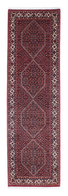 Loper Perzisch tapijt - Bijar - 264 x 72 cm - rood