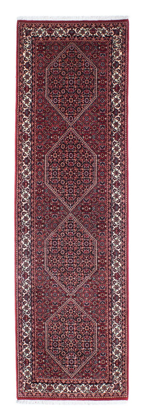 Loper Perzisch tapijt - Bijar - 264 x 72 cm - rood