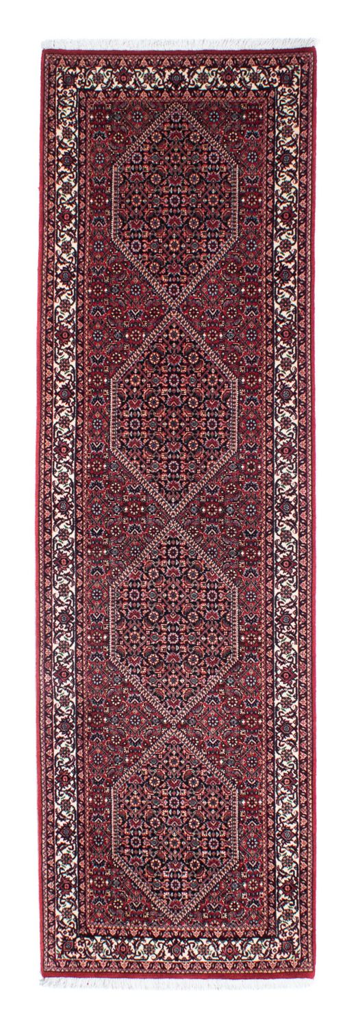 Loper Perzisch tapijt - Bijar - 264 x 72 cm - rood