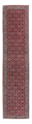 Loper Perzisch tapijt - Bijar - 385 x 84 cm - donkerrood