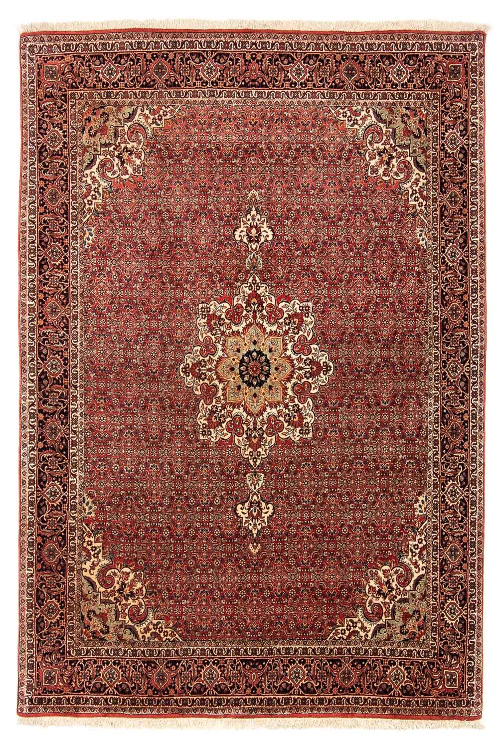 Perzisch tapijt - Bijar - 232 x 170 cm - donkerrood
