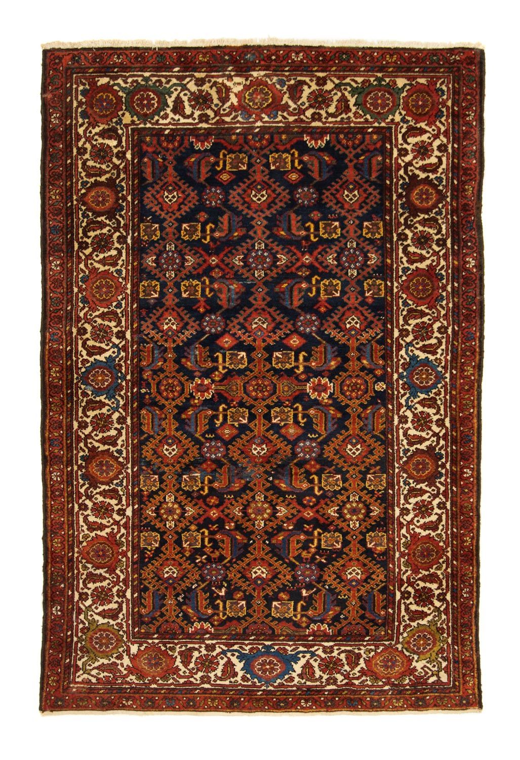 Perzisch Tapijt - Nomadisch - 194 x 126 cm - donkerblauw