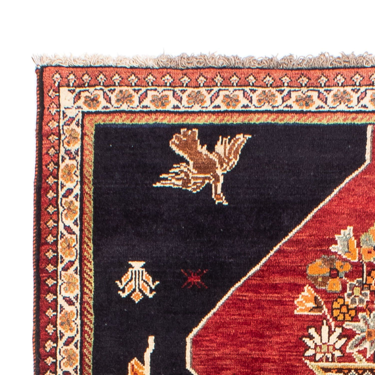 Perzisch Tapijt - Nomadisch - 202 x 127 cm - donkerblauw