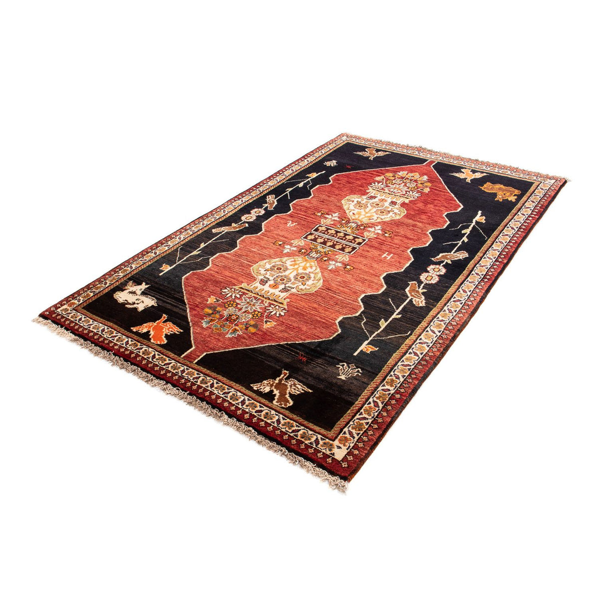 Perzisch Tapijt - Nomadisch - 202 x 127 cm - donkerblauw