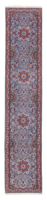 Loper Perzisch tapijt - Isfahan - Premium - 438 x 80 cm - paars
