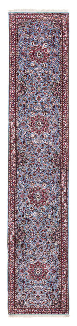 Loper Perzisch tapijt - Isfahan - Premium - 438 x 80 cm - paars